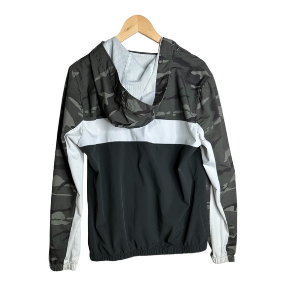 MEN'S HOLLISTER CAMOUFLAGE FULL ZIP HOODED JACKET SIZE MEDIUM - Picture 2 of 9